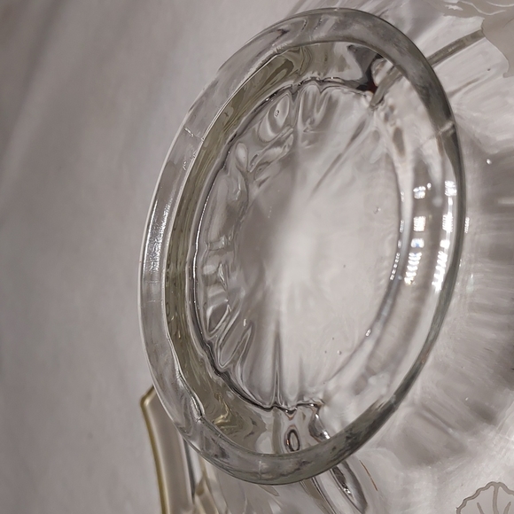 Viking glass by Silver City Flanders silver inlay tidbit tray bowl art deco era - Picture 9 of 17